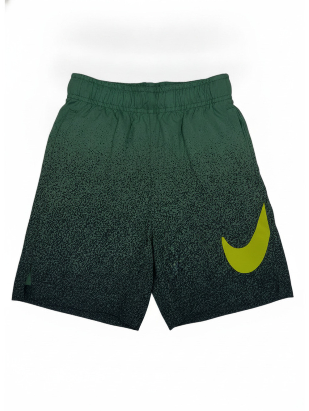 Nike Boy's Athletic Dri-FIT Gradient Green Shorts Size Small